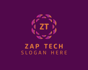 Gradient Tech Company logo design