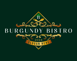 Luxury Spoon Fork Restaurant logo design