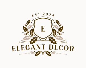 Elegant Chestnut Shield logo design