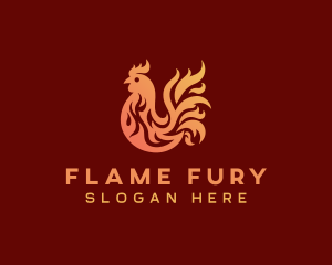 Flame Chicken Grill logo design