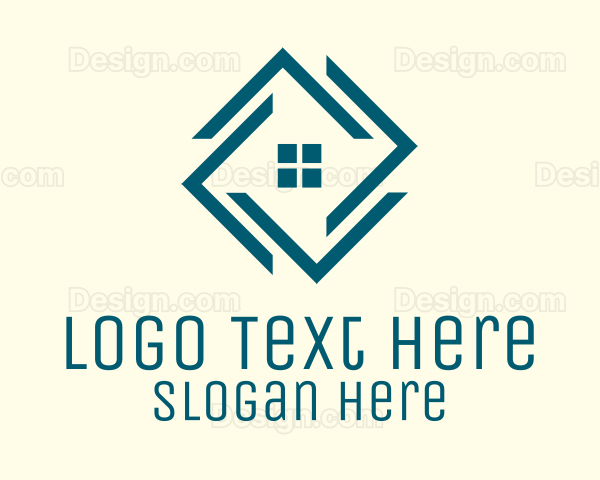 Abstract Diamond Window Logo