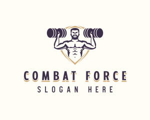 Dumbbell Muscle Gym logo