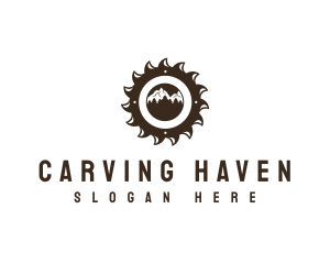 Sawmill Mountain Logging logo design