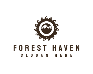 Sawmill Mountain Logging logo design