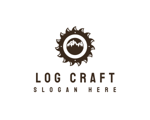 Sawmill Mountain Logging logo design