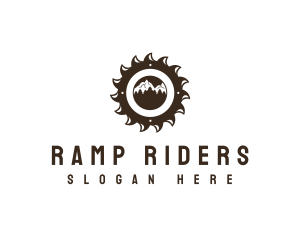 Sawmill Mountain Logging logo design