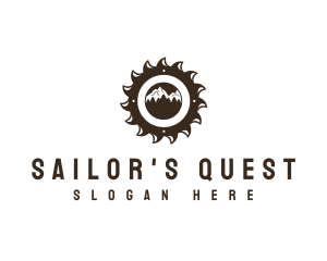 Sawmill Mountain Logging logo design