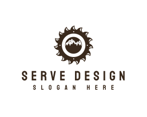 Sawmill Mountain Logging logo design