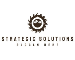 Sawmill Mountain Logging logo design