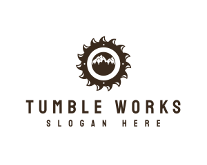 Sawmill Mountain Logging logo design