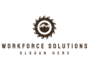 Sawmill Mountain Logging logo design