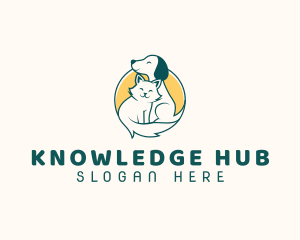 Dog Cat Vet Logo