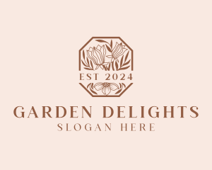 Floral Garden Boutique logo design