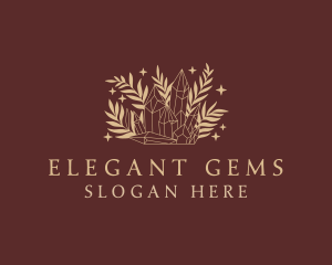 Organic Luxury Gems logo design