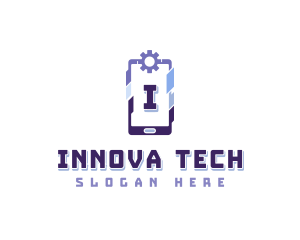 Cyber Tech Smartphone logo design