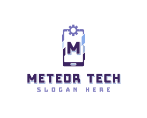 Cyber Tech Smartphone logo design