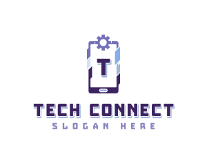 Cyber Tech Smartphone logo design