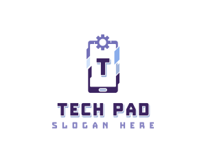 Cyber Tech Smartphone logo design