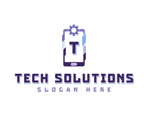 Cyber Tech Smartphone logo design