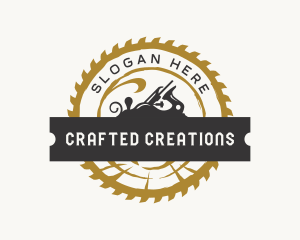 Carpentry Hand Planer logo design