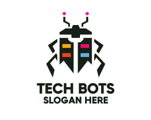 Beetle Tech Robot logo design