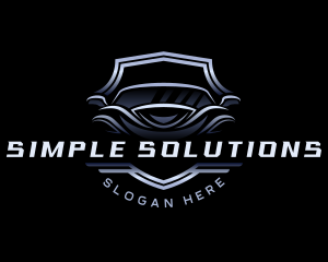 Automobile Car Shield logo design