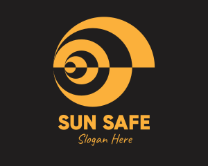 Optical Yellow Sun logo design