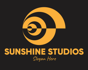 Optical Yellow Sun logo design