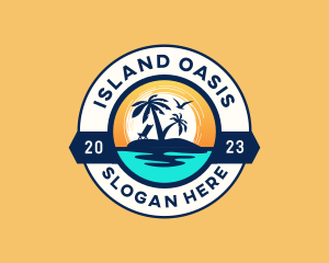 Tropical Island Beach logo