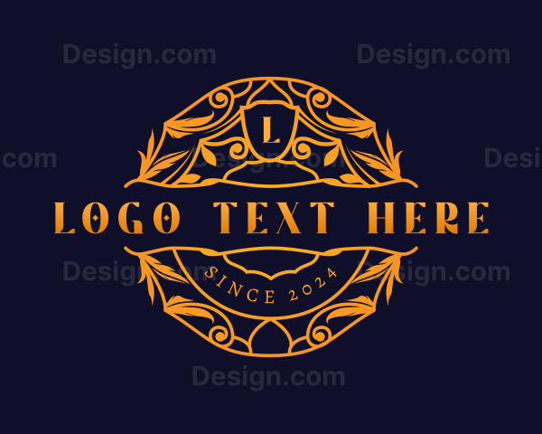 Elegant Ornamental Crest Logo