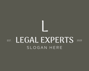 Minimalist Legal Lawyer logo design