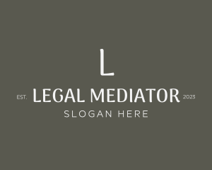 Minimalist Legal Lawyer logo design