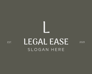 Minimalist Legal Lawyer logo