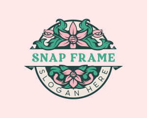 Floral Ornament Garden logo design