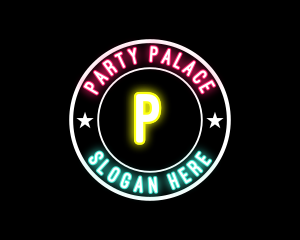 Neon Star Bistro Pub logo design