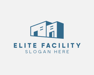 Warehouse Building Factory logo design