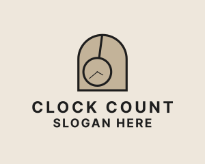 Time Clock Pendulum logo design