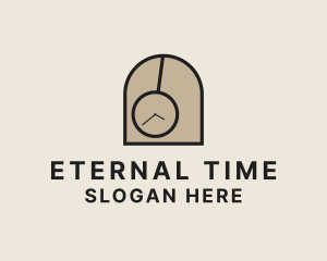 Time Clock Pendulum logo design