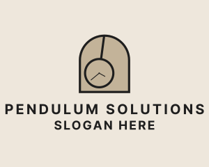 Time Clock Pendulum logo design