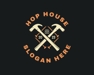 Hammer House Repair logo design