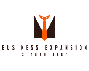 Businessman Suit Tie logo