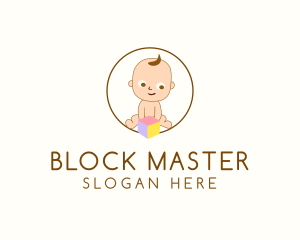 Toddler Toy Block logo design