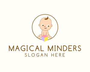 Toddler Toy Block logo design