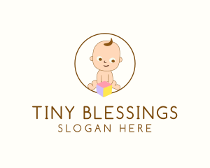 Toddler Toy Block logo design