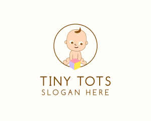 Toddler Toy Block logo design