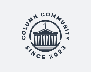 Greek Column Temple logo
