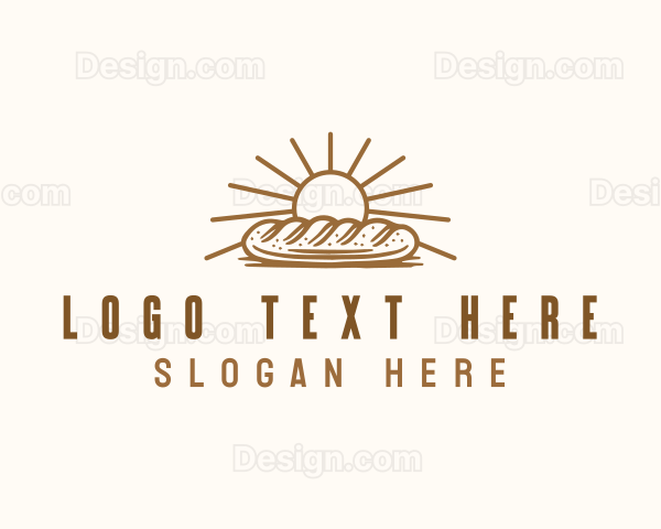 Loaf Bread Bakery Logo