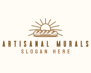 Loaf Bread Bakery logo design