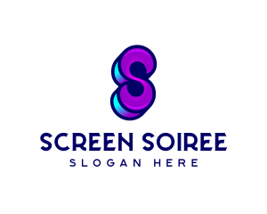 Gradient Creative Agency Letter S logo design