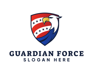 American Eagle Shield logo design